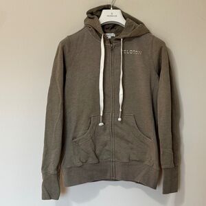 Peloton fleece full zip sweatshirt